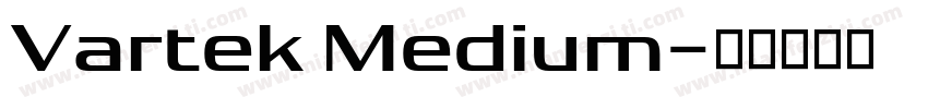 Vartek Medium字体转换